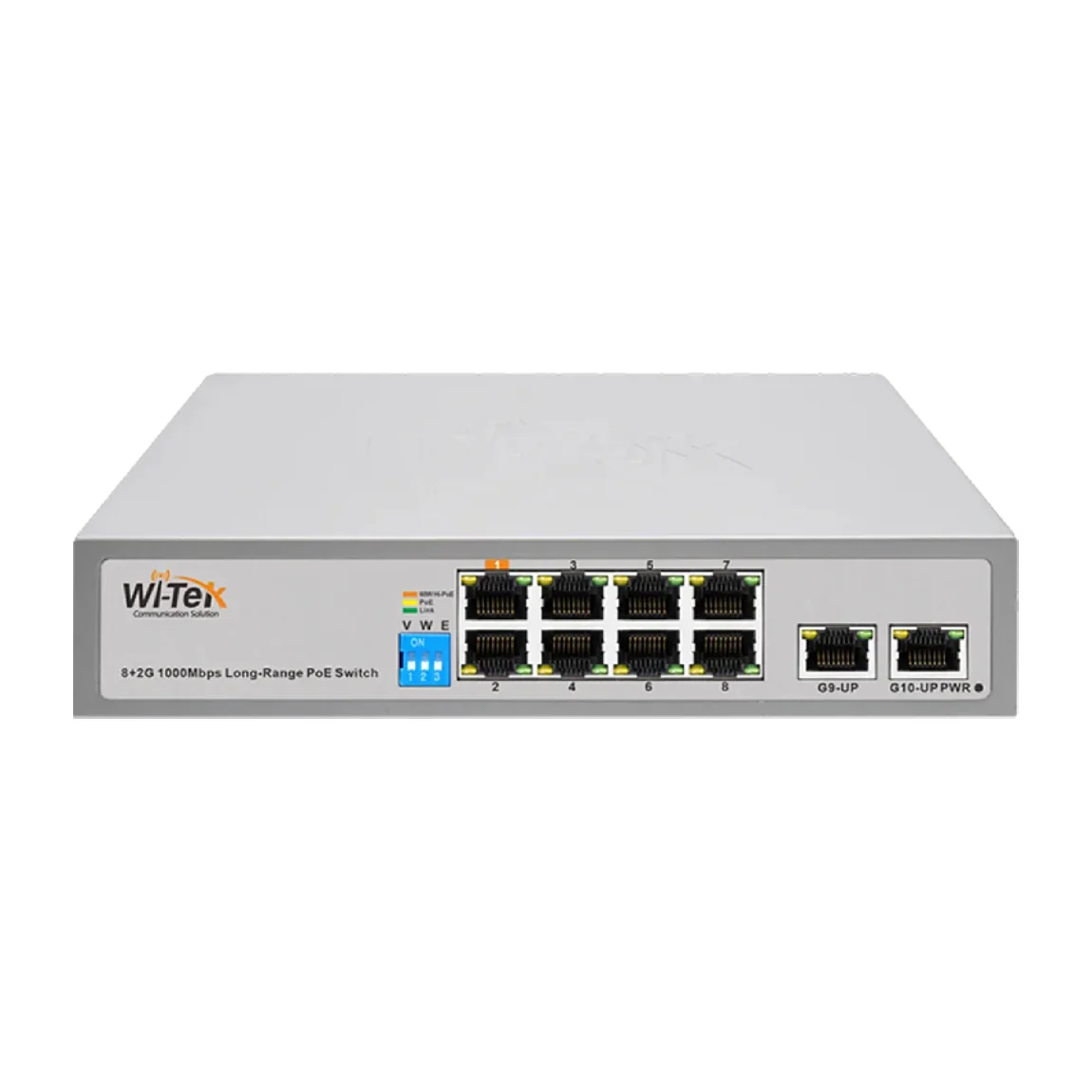 8 Port POE Switch for IP CCTV Cameras - Wi-Tek / Mercusys / TP-Link - Minimum PoE Budget 60W - PoE+ up to 250m - Image 2