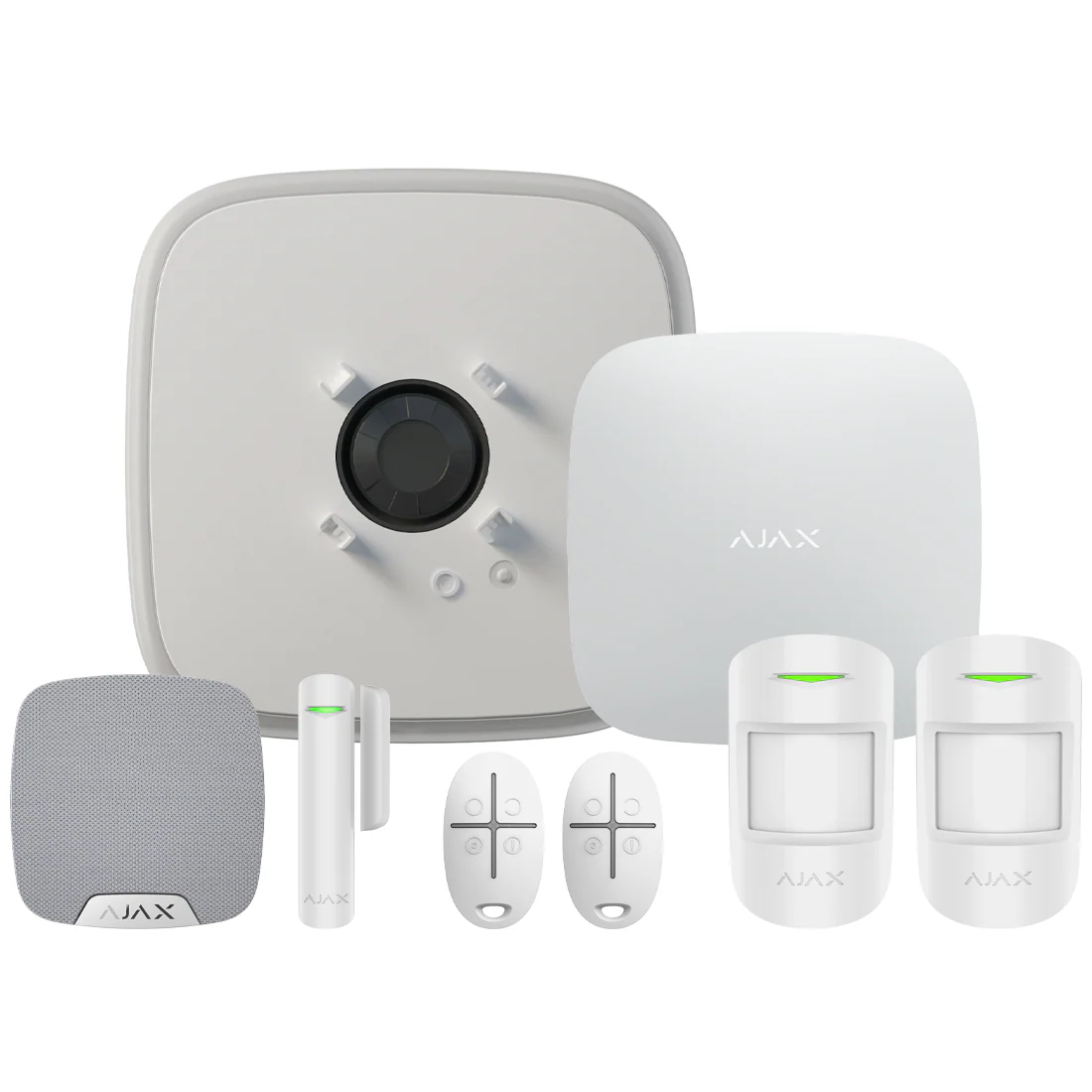 Ajax-107115 Superior Hub2 Plus Wireless Alarm Kit 19 S - White "NR" - Image 2