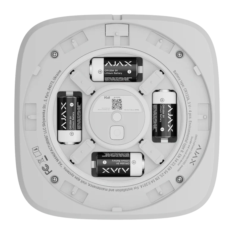 Ajax 118599/118600/118601 FireProtect Sounder/VAD Sounder Beacon , EN54 - Image 2
