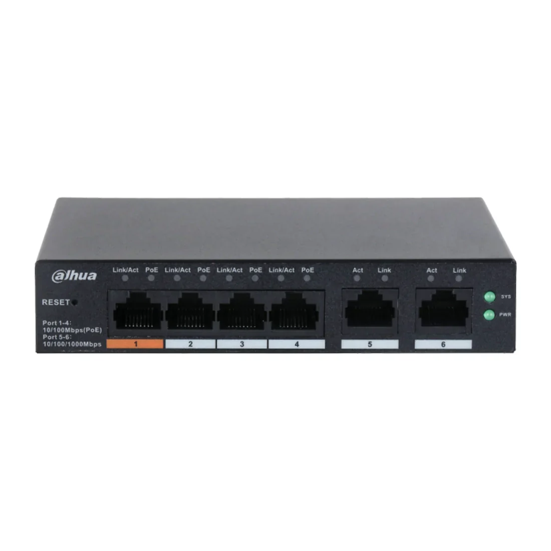 Dahua DH-CS4006-4GT-60 - Cloud Managed 4-Port Gigabit PoE Switch - Image 2