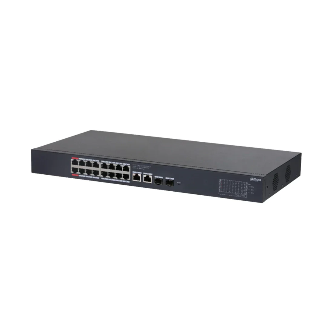 Dahua DH-S4220-16GT-240 20-Port Managed Desktop Gigabit Switch with 16-Port PoE, 240W - Image 2