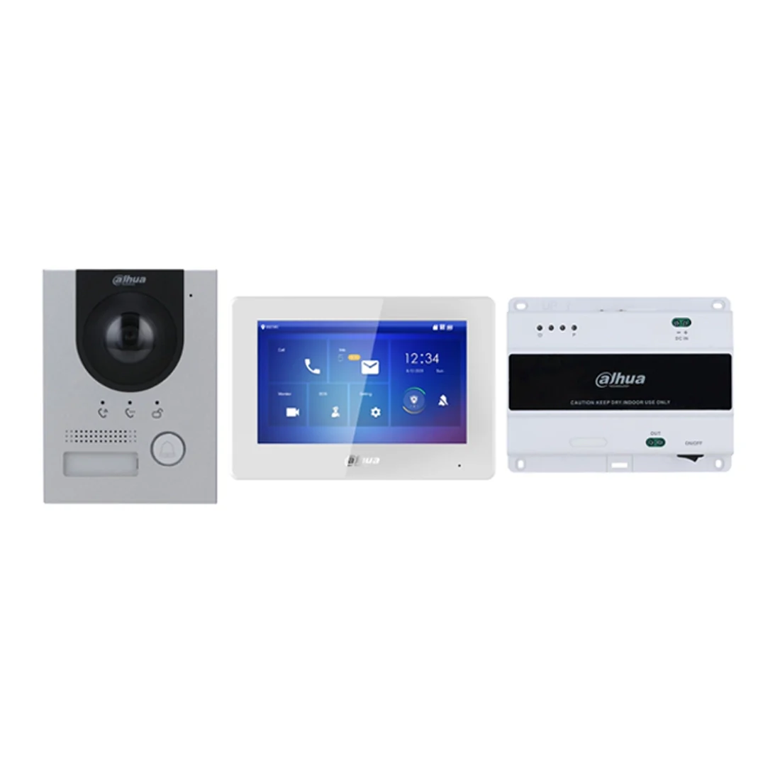 Dahua KTD01L(S) - 2-Wire IP Villa Door Station & Indoor Monitor - Surface Mount - Image 2