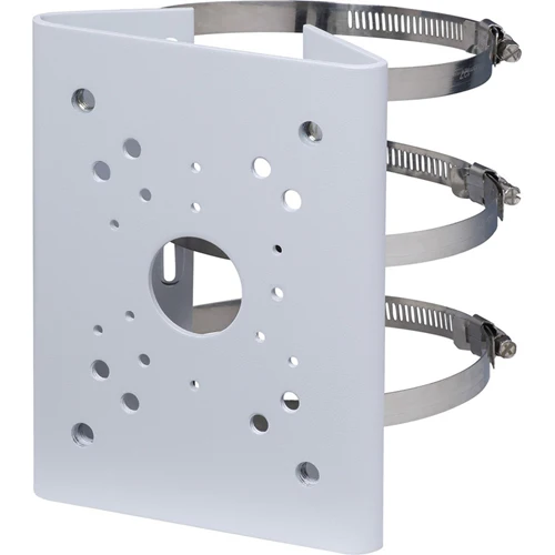 Dahua PFA150 Pole Mount Bracket, Indoor & Outdoor Use, Load Capacity 10kg, White - Image 2