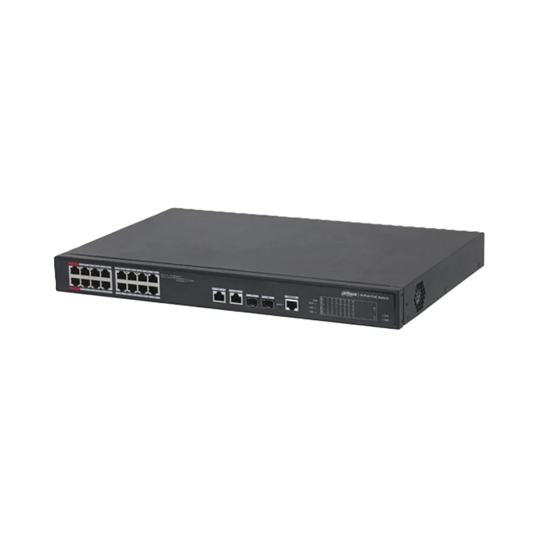 Dahua PFS4218-16ET-240 (V3) Desktop, 16-Port Managed 2-Layer PoE Switch, 16 × RJ45 10-100M, 240W - Image 2