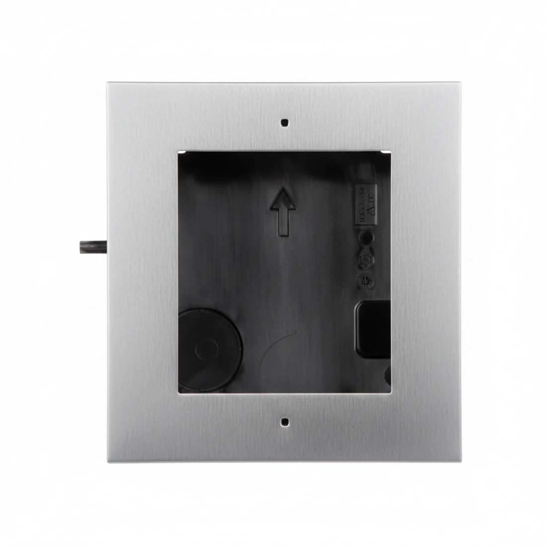 Hikvision DS-KD-ACF1/S Modular 1 Way Flush Mounting Bracket - Stainless Steel - Image 2