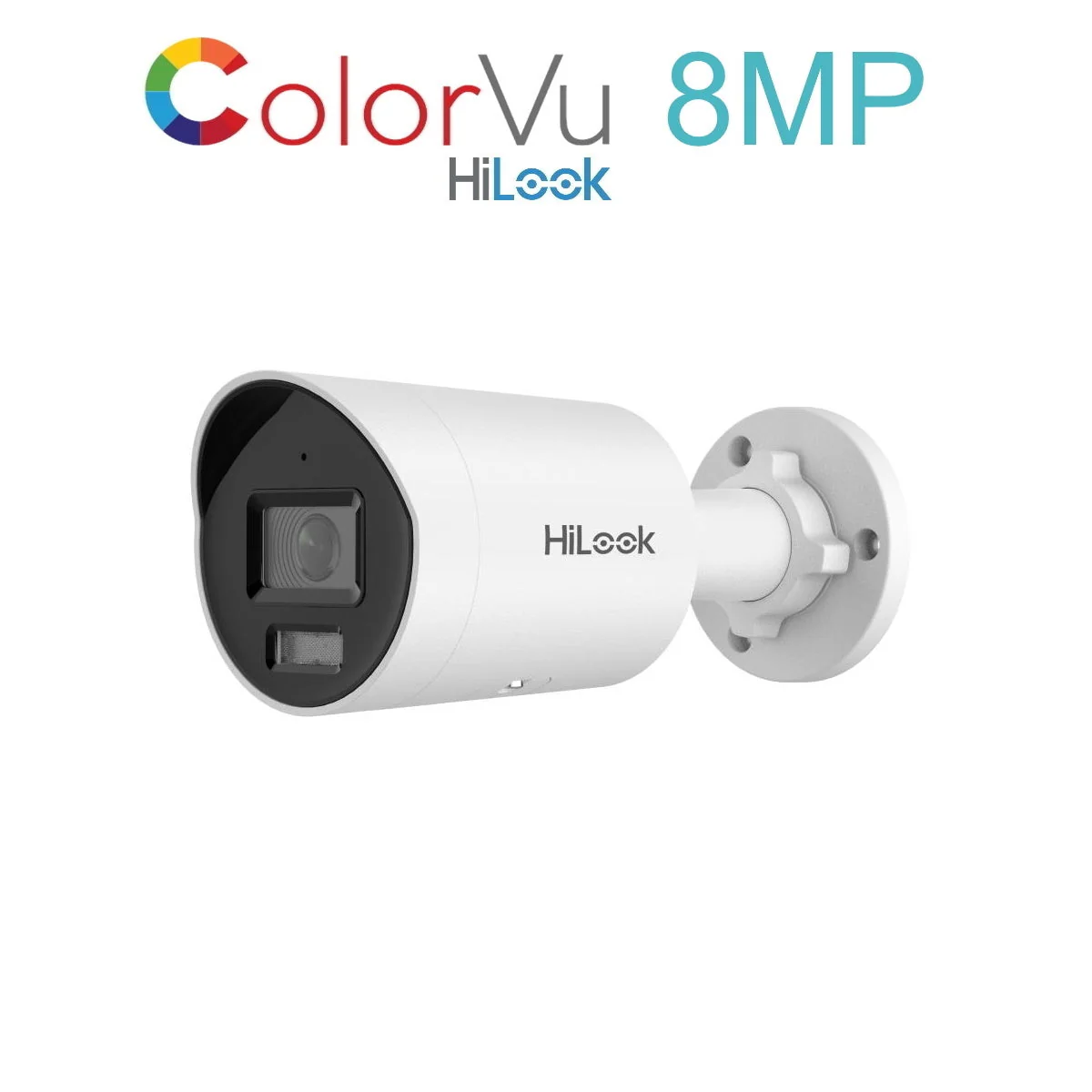 IPC-B189H-MU HiLook 8MP 4K Ultra HD ColorVu IP POE network bullet camera, 40m LED, built-in Microphone - Image 2