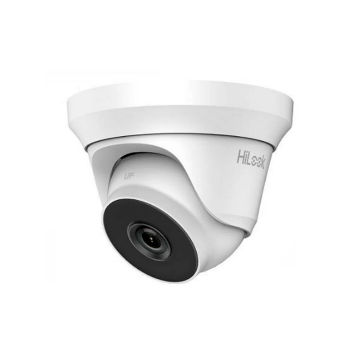 THC-T250-MS HiLook 5MP HD-TVI analogue turret camera with built-in mic and 40m IR in white or grey - Image 2