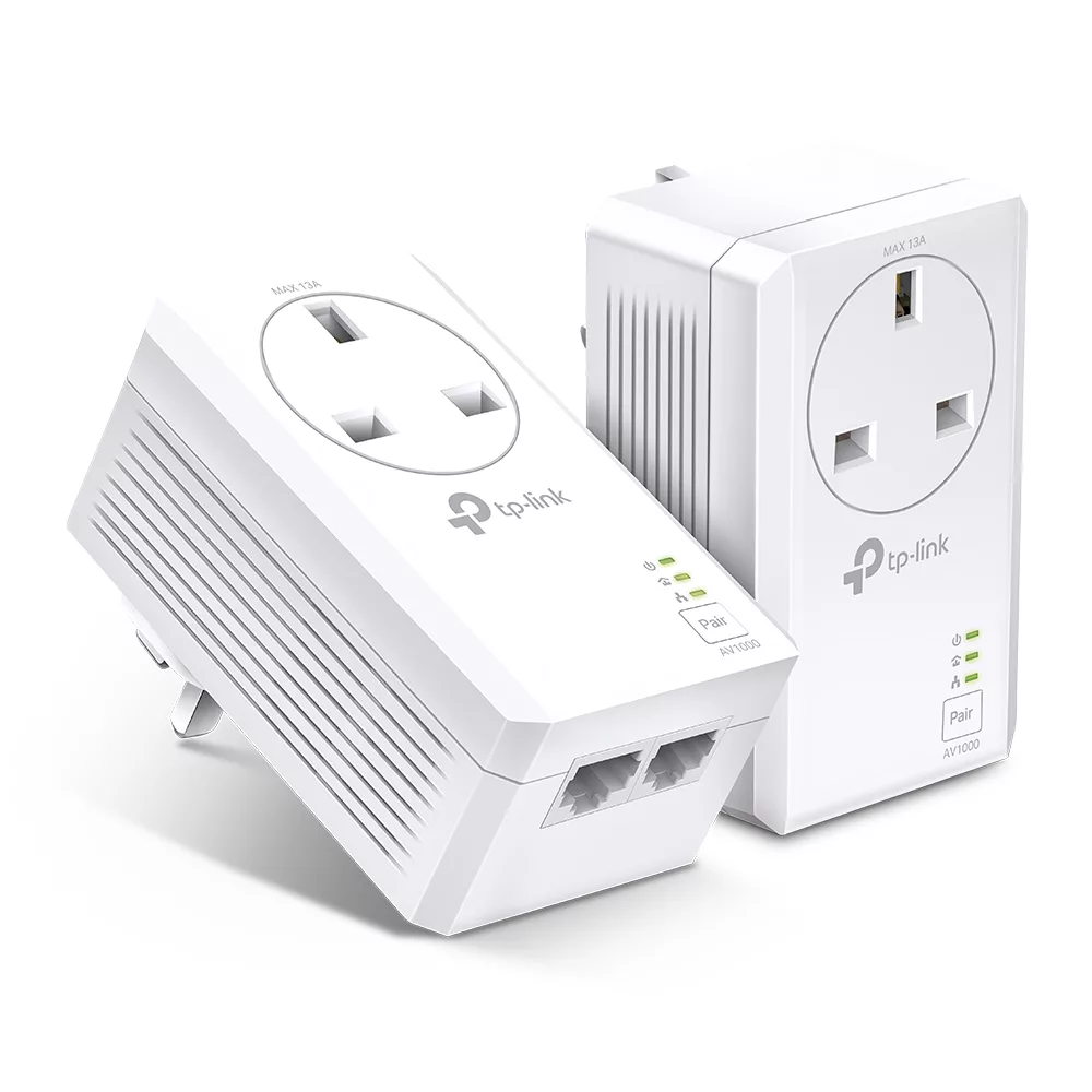 TP-Link TL-PA7027P KIT AV1000 2-Port Gigabit Powerline Starter Kit